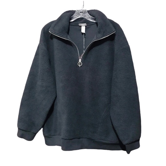Ava and Viv Sherpa Pullover with O-ring Zipper X 14 NWT - Picture 1 of 3